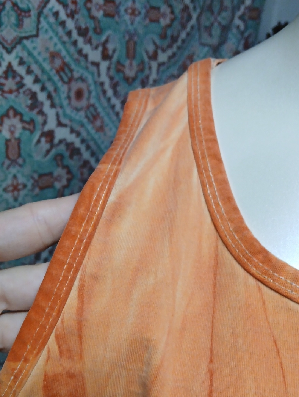 Unisex Neon Beachwear Puerto Vallarta Mexico Tie Dye Tank Top, No Size Tags (L?) - Picture 7 of 12